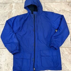 Lands end jacket jacket blue women size large
